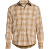 image:imageLands End Mens Coastal FlannelDesert Tan Plaid