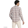 image:imageLands End Mens Coastal FlannelIvory LatteIndigo Multi Plaid