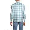 image:imageLands End Mens Coastal FlannelMint SkyBlue Plaid