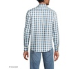 image:imageLands End Mens Coastal FlannelSoft PeacockIvory Check