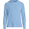 image:imageLands End Mens Cooling Long Sleeve UPF 50 Hooded Swim Tee Rash GuardOasis Blue Heather