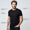 image:imageLands End Mens Crew Neck Undershirt 3 PackBlack