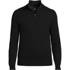image:imageLands End Mens Fine Gauge Cashmere Quarter ZipBlack
