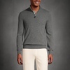 image:imageLands End Mens Fine Gauge Cashmere Quarter ZipCharcoal Heather