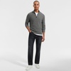 image:imageLands End Mens Fine Gauge Cashmere Quarter ZipCharcoal Heather