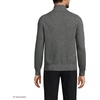 image:imageLands End Mens Fine Gauge Cashmere Quarter ZipCharcoal Heather