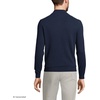 image:imageLands End Mens Fine Gauge Cashmere Quarter ZipRadiant Navy
