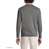 image:imageLands End Mens Fine Gauge Cashmere VNeck SweaterCharcoal Heather