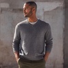 image:imageLands End Mens Fine Gauge Cashmere VNeck SweaterCharcoal Heather