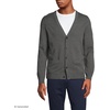 image:imageLands End Mens Fine Gauge Cotton CardiganCharcoal Heather