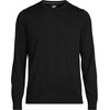 image:imageLands End Mens Fine Gauge Cotton Crew Neck SweaterBlack