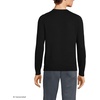 image:imageLands End Mens Fine Gauge Cotton Crew Neck SweaterBlack