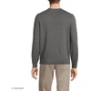 image:imageLands End Mens Fine Gauge Cotton Crew Neck SweaterCharcoal Heather