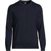 image:imageLands End Mens Fine Gauge Cotton Crew Neck SweaterRadiant Navy