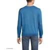 image:imageLands End Mens Fine Gauge Cotton V Neck SweaterBlue Hyacinth