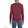 image:imageLands End Mens Fine Gauge Cotton V Neck SweaterBurgundy Spritz