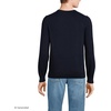 image:imageLands End Mens Fine Gauge Cotton V Neck SweaterRadiant Navy
