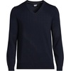 image:imageLands End Mens Fine Gauge Cotton V Neck SweaterRadiant Navy