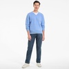 image:imageLands End Mens Fine Gauge Cotton V Neck SweaterSoft French Blue