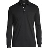 image:imageLands End Mens Long Sleeve AmericanGrown Supima Cotton Polo Shirt with PocketBlack