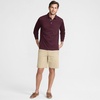 image:imageLands End Mens Long Sleeve AmericanGrown Supima Cotton Polo Shirt with PocketLush Burgundy