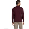 image:imageLands End Mens Long Sleeve AmericanGrown Supima Cotton Polo Shirt with PocketLush Burgundy