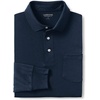 image:imageLands End Mens Long Sleeve AmericanGrown Supima Cotton Polo Shirt with PocketRadiant Navy