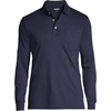 image:imageLands End Mens Long Sleeve AmericanGrown Supima Cotton Polo Shirt with PocketRadiant Navy
