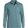 image:imageLands End Mens Long Sleeve AmericanGrown Supima Cotton Polo Shirt with PocketTourmaline