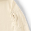 image:imageLands End Mens Long Sleeve Cooling Performance Pique Quarter ZipIvory Latte