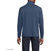 image:imageLands End Mens Long Sleeve Cooling Performance Pique Quarter ZipNightfall Blue