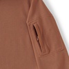 image:imageLands End Mens Long Sleeve Cooling Performance Pique Quarter ZipRich Ginger Brown