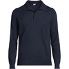 image:imageLands End Mens Long Sleeve Cotton Sweater PoloRadiant Navy