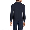 image:imageLands End Mens Long Sleeve Cotton Sweater PoloRadiant Navy