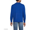 image:imageLands End Mens Long Sleeve Cotton Sweater PoloVibrant Lapis