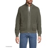 image:imageLands End Mens Long Sleeve Drifter Full Zip Cardigan SweaterForest Moss
