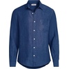 image:imageLands End Mens Long Sleeve Linen ShirtPale Radiant NavySapphire