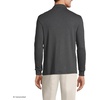 image:imageLands End Mens Long Sleeve Supima PoloDark Charcoal Heather