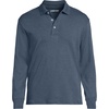 image:imageLands End Mens Long Sleeve Supima PoloDusk Indigo Heather