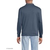 image:imageLands End Mens Long Sleeve Supima PoloDusk Indigo Heather