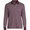 image:imageLands End Mens Long Sleeve Supima PoloLush BurgundyBlue Stripe