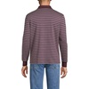 image:imageLands End Mens Long Sleeve Supima PoloLush BurgundyBlue Stripe
