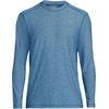 image:imageLands End Mens Long Sleeve Swim Tee Rash GuardEvening Blue Heather