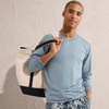 image:imageLands End Mens Long Sleeve Swim Tee Rash GuardEvening Blue Heather