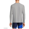 image:imageLands End Mens Long Sleeve Swim Tee Rash GuardGray Heather