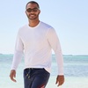 image:imageLands End Mens Long Sleeve Swim Tee Rash GuardWhite