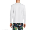 image:imageLands End Mens Long Sleeve Swim Tee Rash GuardWhite