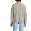 image:imageLands End Mens Long Sleeve Textured Cotton Crewneck SweaterRiver Stone Green Micro Stripe