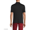 image:imageLands End Mens Premium AmericanGrown Supima Cotton Polo Shirt Short Sleeve Pocket  Big amp TallBlack