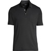 image:imageLands End Mens Premium AmericanGrown Supima Cotton Polo Shirt Short Sleeve Pocket  Big amp TallBlack